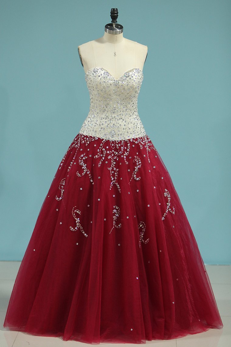 2024 Bicolor Sweetheart Quinceanera Dresses Ball Gown Floor-Length With
